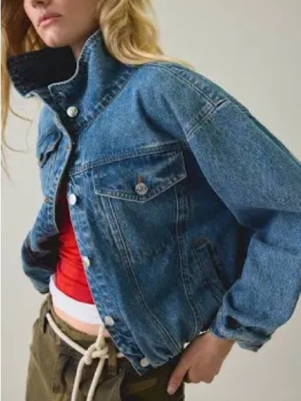 Madewell Blue Denim Trucker Jacket